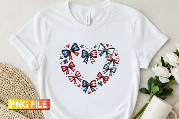 Download Patriotic Coquette Heart PNG Design - Premium Resources