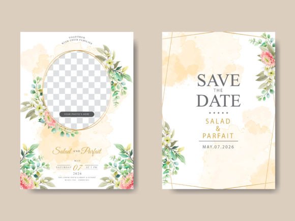 Download Beautiful Floral Wedding Invitations - Wedding Collection