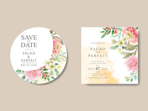 Download Beautiful Floral Wedding Invitations - Wedding Collection